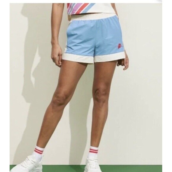 Prince Pickleball Women's Woven Mid-Rise Shorts 4.25" - Light Blue XXL - Picture 2 of 7